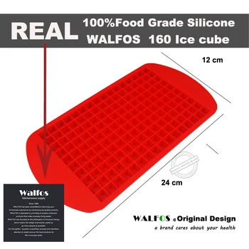 WALFOS Alimente Grad Silicon 160 Mici cuburi de Gheață Ciocolata Filtru de Mucegai Pentru Bucatarie Bar Băuturi Partid Silicon Ice Maker Mucegai