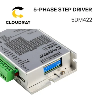 Cloudray 5-Phase Stepper Motor Driver 5DM422 Tensiune de Alimentare 24-36VDC Ieșire 0.5-2A Curent