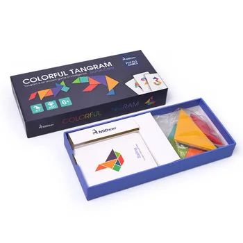 MiDeer Copii Creative, Puzzle-uri Jucarii Dezvoltare Mentală Tangram din Lemn Jucarii Educative Copii 6Y+