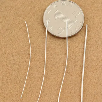 0.4-0.6 mm Adevărat Pură Masiv 925 Sterling Silver Fir de Sârmă de Argint String Linie cu Filament de Bijuterii DIY Face Constatări