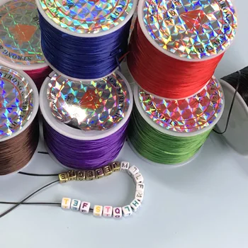 1Roll Multicolor Elastic Transparent Cristal Linie Conservatie Întind Cabluri Șir Fir de Ață Pentru a Face Bijuterii DIY Accesorii