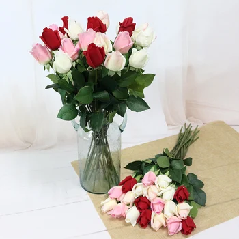JAROWN de Simulare a Crescut de Flori Artificiale Real Atinge Latex Flori de Trandafir Flores Pentru Decor Nunta Petrecere Acasă Decorare