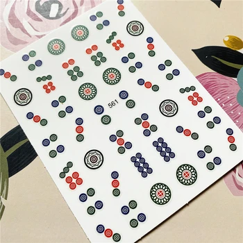 561 vrabie-brand Mahjong mahjong 3D Înapoi lipici Unghii decal autocolant Unghiilor decorarea Unghiilor Nail art Unghii ornament