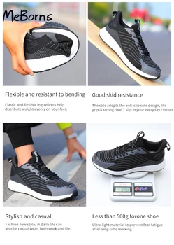 Ușor Staleneus Siguranță Pantofi Bărbați Femei Steel Toe Cizme De Construcție Indestructibil Pantofi De Lucru Industriale De Sex Masculin Încălțăminte
