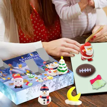 Crăciun Advent 2022 Surpriză De Crăciun Countdown Calendar Jucării De Crăciun Calendar Advent, Cu 24 De Modele Aleatoare Petrecere De Vacanță