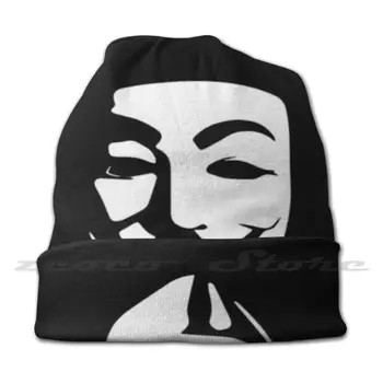 Masca Anonymous Personalizate Model Tricot Pălării Plus Dimensiune Elastic Moale Capac Guy Fawkes V Se Toarnă Vendetta Anonim, Noi Suntem Anonymous