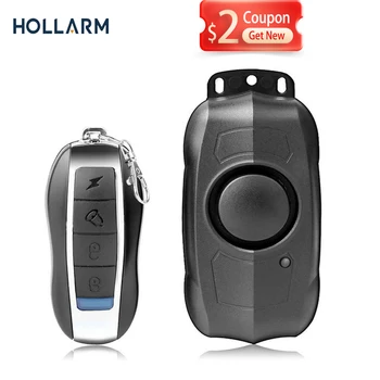 Hollarm USB de Încărcare de Biciclete de Alarmă de la Distanță de Control de Securitate de Sistem Scuter Alarma Pentru Motocicleta Anti-Furt Bicicleta Alarmă de Vibrație