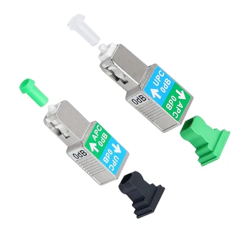 0dB SC/UPC masculin -SC/APC feminin fibra optica adaptor 0dB atenuator 1310nm 1550nm conversia Reciprocă a două tipuri de conectori