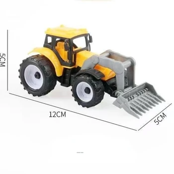Simulare Excavator Copii Inginerie Vehicul Masina Trage Înapoi Inerțiale Model De Buldozer Băiat Jucărie De Învățământ