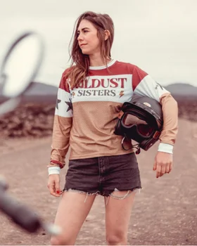 Femei biciclete maneca lunga jersey enduro îmbrăcăminte de motocross curse de MTB jersey alpin jersey Munte cu bicicleta off-road sport
