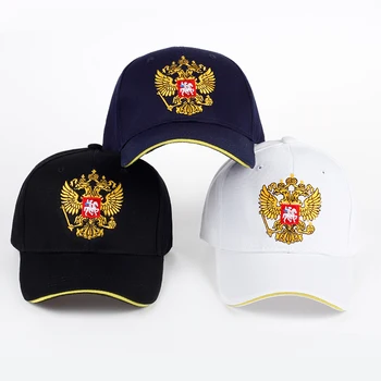 Noi Unisex Bumbac Exterior Șapcă De Baseball Rusă Emblema Broderie Snapback Sport De Moda Pălării Pentru Bărbați Și Femei Patriot Pac