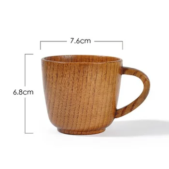 Lucrate Manual Din Lemn De Ceașcă De Băut Cupa Naturale Ceai Cafea Bere Drinkware Ceașcă De Călătorie Teaware Acasă Bucatarie Cadou