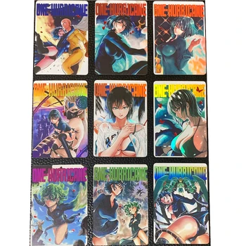 9Pcs/set Sexy Fubuki Tatsumaki frige Flash Card-Un singur Pumn-Om Anime Fata Frumoasa Kawaii Anime Joc de Colectie Carte Cadou