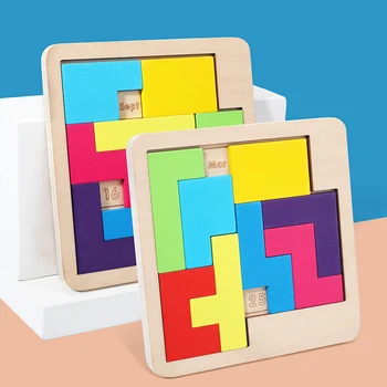 Calendar Colorat Puzzle Din Lemn Formarea Gândirii Puzzle Devreme Imaginația Învățământ De Calitate, Jucarii Cadouri Minunate Pentru Copii