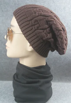 Nouă Femei Pălărie de Iarnă 2022 Moda Tricotate Pălării Largi, Supradimensionate Nepriceput poftă de mâncare Pălărie Cald Gros Capace de Mens Casual Tricot Capac Beanie