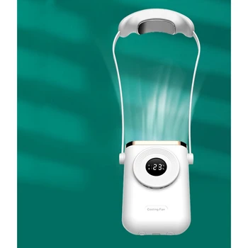 Mini Gât Ventilator Portabil Lamă USB Reîncărcabilă Mut iubitorii de Sport în aer liber Separată Semiconductoare Ventilatorului de Răcire