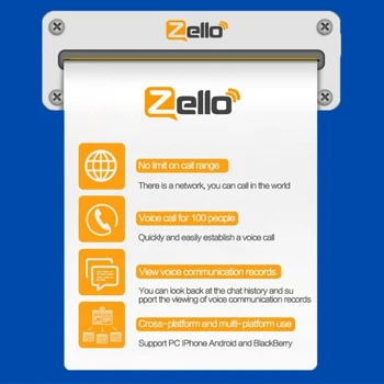 Ruyage Z68 Zello Walkie Talkie Radio 4g Cu Cartela Sim cu Rază Lungă Profesional Puternic Mod de Radio100km