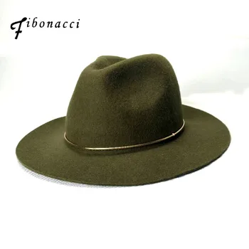 De Lână De Înaltă Calitate Pălării Fedora Pentru Femei Barbati Panama Pălărie Mare Refuz Elegant Feminin Simțit Fedoras Retro Negru Pălărie Jazz
