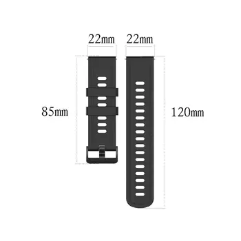 1 BUC 22MM Curea Silicon Pentru Xiaomi Ceas S1 Activ/ceas Culoare Ceas Inteligent de Înlocuire Bratara Smartband 10 Culori Opțional