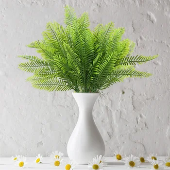 1 buc Plante Artificiale din material Plastic Realiste Mare de Mătase Boston Ferigi, Frunze Verzi, Flori False Planta Acasă Decorare Masă de Nuntă elemente de Recuzită