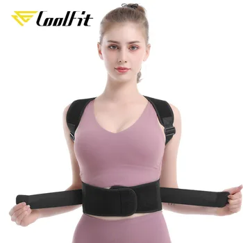 CoolFit Corector de Postura cu Bretele de Umăr Spate Centura de Sprijin pentru Barbati Femei Bretele și Sprijină Curea de Umăr Postura S-XXL