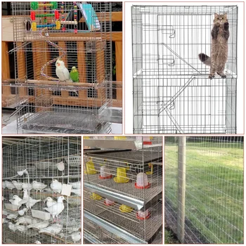 Pui Plasă de Sârmă de Fier Cușcă Clește de Scrimă Cage Clamp Păsări de curte Consumabile Cușcă Clește Inel Cleste Instrument Și 600PCSM Agrafe Capse