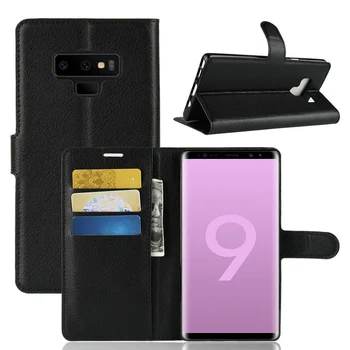 Caz Portofel Caz de Telefon Pentru Samsung Galaxy Note9 Nota 9 SM-N960 N9600 Note8 Nota 8 N950 Flip din Piele Acoperi Caz Etui Fundas