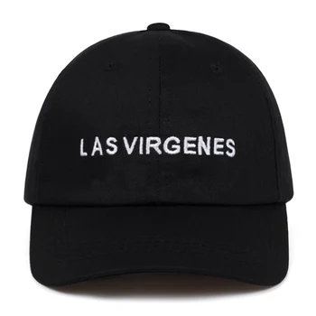 2019 nou las virgenes broderie tata pălărie Calabasas Sepci de Baseball Kanye West Broderie de bumbac tata pălărie reglabil