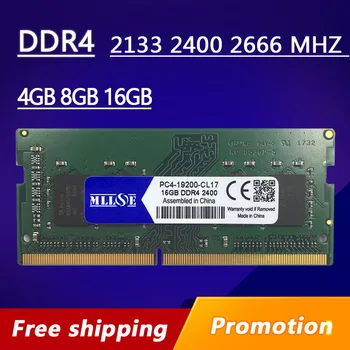 MLLSE Laptop RAM DDR4 4GB 8GB 16GB 4G 8G 16G Memorie RAM ddr 4 2133 mhz 2400mhz 2666mhz notebook Memoria 260-pin SODIMM