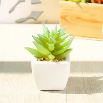 Minunate Plante Artificiale cu Oala de Simulare Suculente Mini Bonsai Ghivece Plasate Verde Fals Plante Tabelul Gradina Decoratiuni
