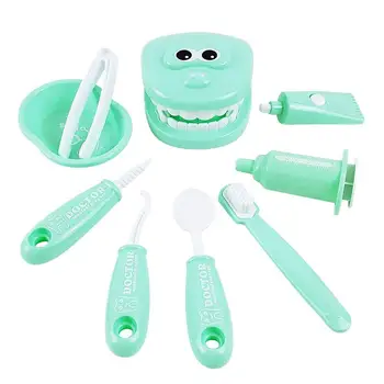 9Pcs Dentist Kit Pentru Copii Dentist Jucarie Doctor set Pentru Copii Dentist Jucării Pretinde Copilului Medicii Kit Pentru Copii De 3-5 Ani