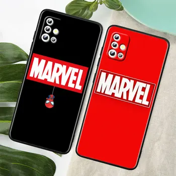 Marvel Avengers Logo-ul Pentru Samsung Galaxy A52S A72 A71 A51 A52 A12 A32 A21S 4G 5G Funda Moale TPU Negru Telefon Caz Capa Acoperi Coque