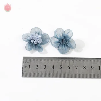 5Pcs 3 cm Mini Sifon de Matase, Flori Artificiale Cap Acasă la Grădină Cameră Decor Nunta Plante Artificiale DIY Accesorii Decor