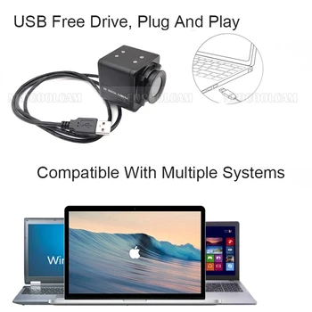 4K IMX179 Senzor Niciun fel de Denaturare USB Autofocus Webcam OTG UVC Mini Industria Caseta Camera video Pentru Live Streaming de Predare Imagine Acquisiti