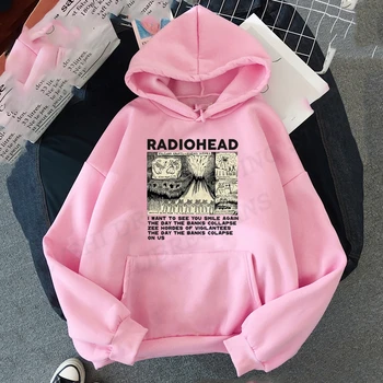 Vintage Radiohead Hanorac Barbati Moda Supradimensionate Hanorace Copii Gotic Hip Hop Hanorac Tricou Femei Sudoare Radiohead Haina Rock Băiat