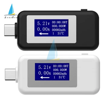 De tip C USB Tester DC 4-30V 0-5.1 Un Ampermetru Voltmetru Digital Tensiunea De Curent Contor De Detector Banca De Putere Încărcător Indicator