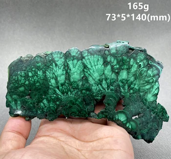 NOU! Natural verde malachit lustruit minerale-specimen felie grea piatră de cuarț cu Pietre și cristale de Vindecare de cristal