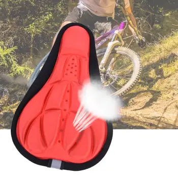 Șa de bicicletă Pernei Scaunului Acoperi 3D Reflectorizante Silicon de Protecție Coperta de Șa Biciclete pentru Biciclete Biciclete Piese