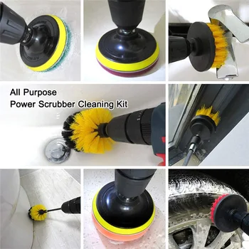 5Pcs Electric Drillbrush Frecarea Plăcuțelor de Mortar de găurit electrice Scruber Perie de Curatare Cada Curat de Bucatarie Acasă Toaletă Instrumente Kit