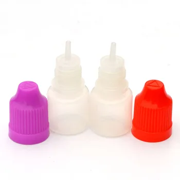 3 ML 5 ML 10 ML 15 ML 20 ML 30 ML 50 ML 60 ML 100ML 120ML Plastic PE Dropper Flacon Cu Capac cu protecție pentru copii,Lung și Subțire Sfat, Ac Sticle