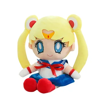Bandai Desene animate Anime Kawaii Sailor Moon Pernă de Pluș Jucarii Moale și de Pluș, Păpuși de Pluș pentru Copii Ziua de nastere Cadouri de Craciun