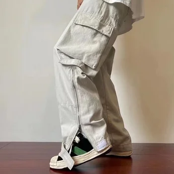 Y2K Mens Streetwear Techwear Marfă Munca Harajuku Direct Pantaloni Casual pentru Barbati pantaloni de Trening Largi Picior Joggeri Alt Pantaloni Haine