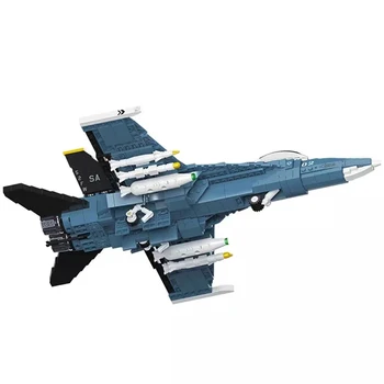 753pcs Bloc Modern Warfare Militară a forțelor Aeriene Război Mondial Luptător Fighting Falcon F-16 Model Cărămizi Copii Jucarii Cadou