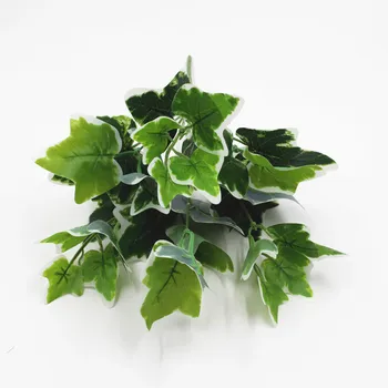 7 Furca Verde, Plante Artificiale, Pentru Gradina Tufe De Iarba Fals Frunze De Busuioc Faux Planta Nunta Acasă Masa Decor De Masă Aranjament De Flori