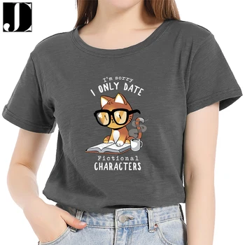 Femei de Moda Casual cu Maneci Scurte de Vară de zi cu Zi Grafic Drăguț T-shirt Cat Scrisoare de Imprimare Femeie din Bumbac Tricou O-Neck Tee de Sus