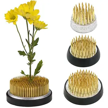 4 Dimensiuni Rotund De Flori Broasca Titularul Ikebana Kenzan Flori De Artă Fix Aranjarea Instrument De Decor Acasă Living Floral Introduce Aranjament