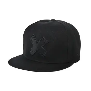 X Broderie Sepci De Baseball De Bumbac Reglabil Snapback Pălării Cu Ridicata Hip Hop Golf Capace De Pălării Pentru Bărbați, Femei Reglabil Negru Rosu