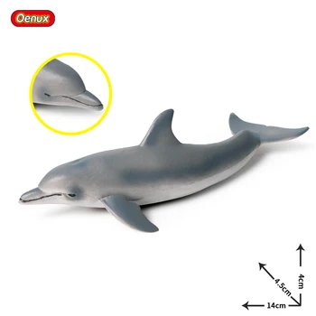 Oenux 10BUC Sea Life Animale Rechin Balena Carb Balenă Albă Model de Acțiune Figura Ocean Marine Delfin PVC Figurine Jucarie Copii Cadou