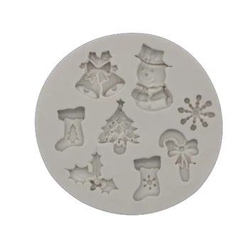 Pomul de crăciun de Zăpadă Mucegai Silicon Desert Tort de Decorare Dantela DIY Bomboane de Ciocolată, produse de Patiserie Fondante Mucegai Rășină Bucătărie Instrument de Copt