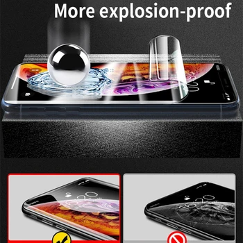 3PCS Hidrogel Film Pentru iPhone 7 8 6 6s Plus SE 2020 Ecran Protector Pentru iPhone 12 11 Pro X XR XS Max 12 Mini Protecție